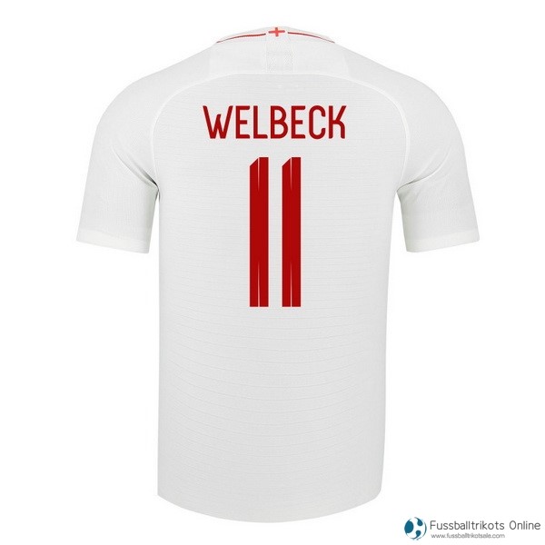 England Trikot Heim Welbeck 2018 Weiß Fussballtrikots Günstig